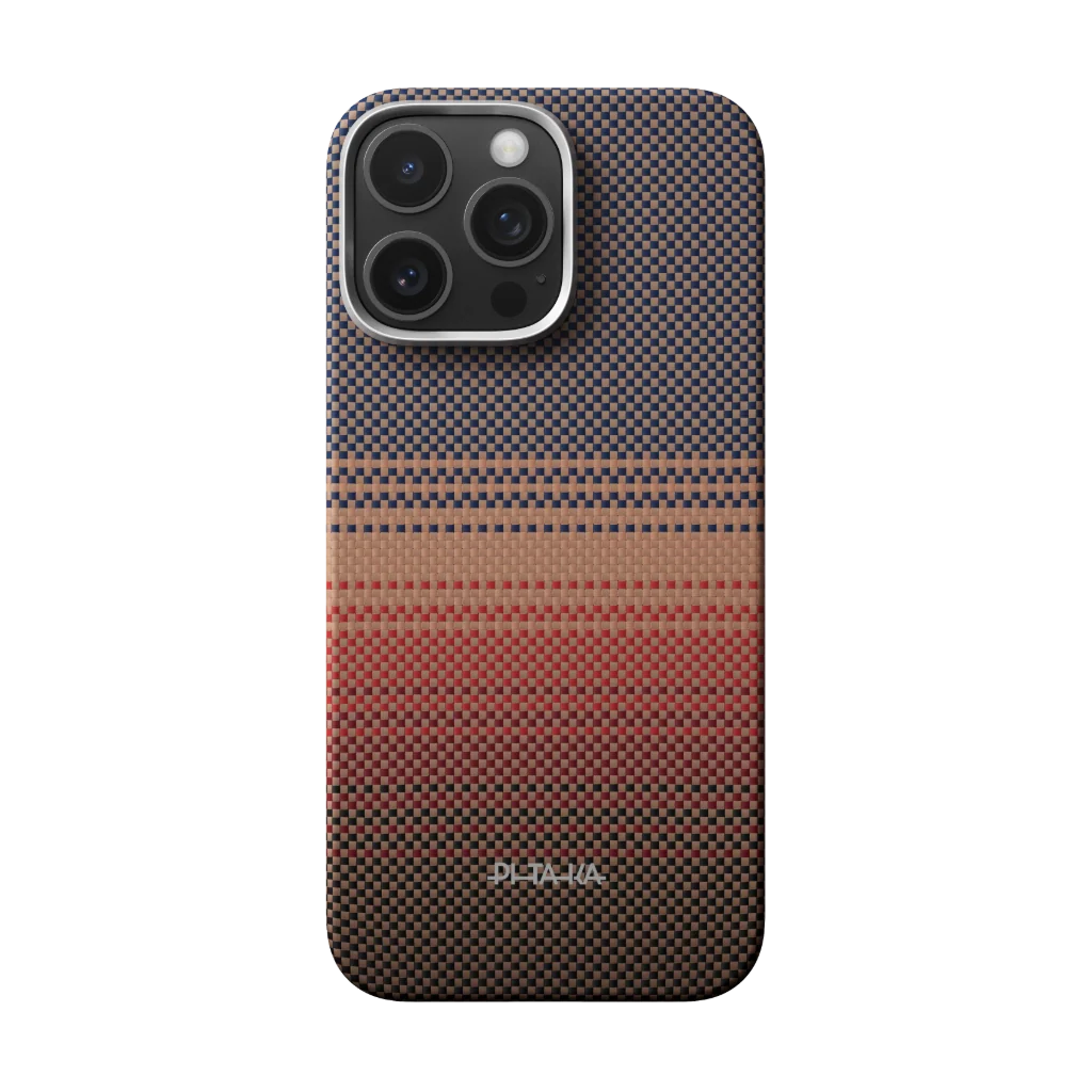 Husa MagEZ 6 Pitaka iPhone 16 Pro Max, Aramida 600D, Sunset, PitaTap™, MagSafe, Ultra Slim [1]