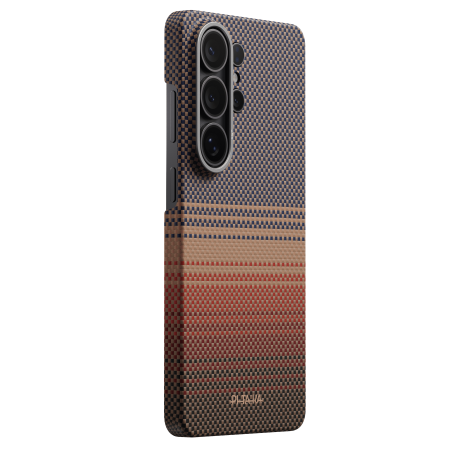 Galaxy S26/S26 Plus/S26 Ultra - Husa Samsung S26 Ultra Pitaka Sunset, Edge Case, Aaron Button, MagSafe, Aramida