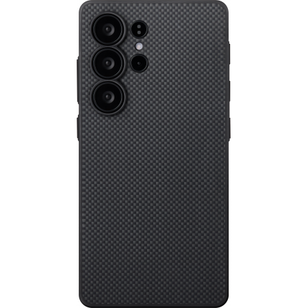 Galaxy S25/S25 Plus/S25 Ultra - Husa MagEZ Pro PinButton Pitaka , Aramida Galaxy S25 Ultra Negru/Gri MagSafe
