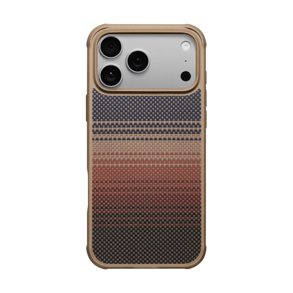 Husa MagEZ ProGuard Pitaka iPhone 17 Pro Max, Aramida 600D, Sunset, MagSafe, Protectie antisoc [7]