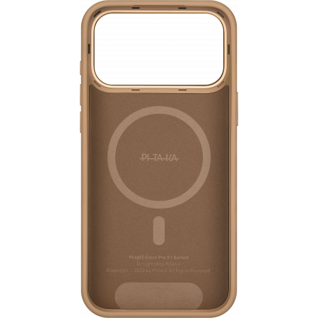 Husa MagEZ UltraGuard Pitaka iPhone 17 Pro, Aramida 600D, Sunset, MagSafe, Protectie antisoc [2]