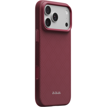 iPhone 18 - Husa Pitaka iPhone 18 Pro, UltraGuard, Argyle, MagSafe, Protectie antisoc, Summa, Burgundy