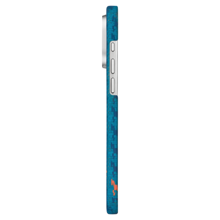 Husa Pitaka iPhone 16 Pro Max, Edge Case, Indigo, PitaTap™, MagSafe, Ultra Slim [3]