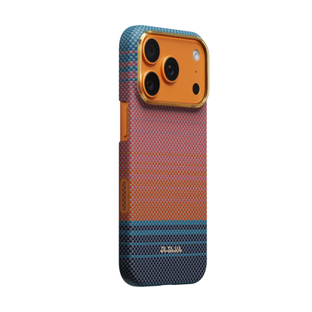 Carcase Pitaka - Husa Pitaka iPhone 17 Pro Max, Edge Case, 03* Neon Pulse, California Dream, MagSafe, Ultra Slim