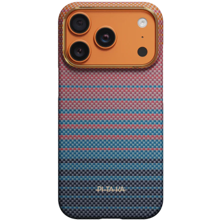 Husa Pitaka iPhone 17 Pro, Edge Case, Transistor Heartbeat 05*, California Dream, PitaTap™, MagSafe, Ultra Slim [1]