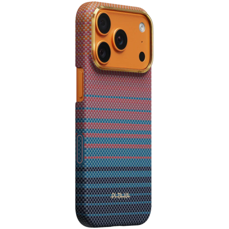 Carcase Pitaka - Husa Pitaka iPhone 17 Pro Max, Edge Case, Transistor Heartbeat 05*, California Dream, PitaTap™, MagSafe, Ultra Slim