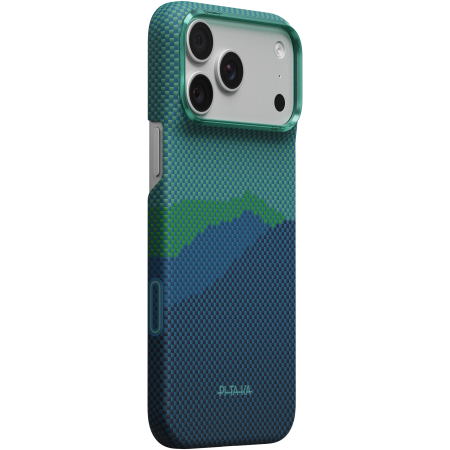 iPhone 18 Pro/ 18 Pro Max - Husa Pitaka iPhone 18 Pro Max, Edge Case, Over The Horizon, PitaTap™, MagSafe, Ultra Slim, 02* Summer Noon