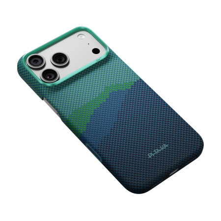 Husa Pitaka iPhone 18 Pro, Edge Case, Over The Horizon, PitaTap™, MagSafe, Ultra Slim, 02* Summer Noon [5]