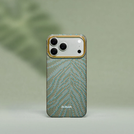 Husa Pitaka iPhone 17 Pro Max, Edge Case, Dive Green, PitaTap™, MagSafe, Ultra Slim [9]