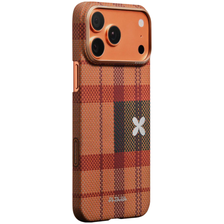 Carcase Pitaka - Husa Pitaka iPhone 17 Pro, Edge Case, Cloud Dusk, PitaTap™, MagSafe, Ultra Slim