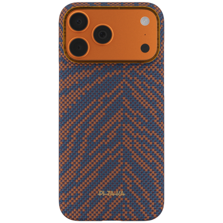 Husa Pitaka iPhone 17 Pro, Edge Case, Burning Orange, PitaTap™, MagSafe, Ultra Slim [1]