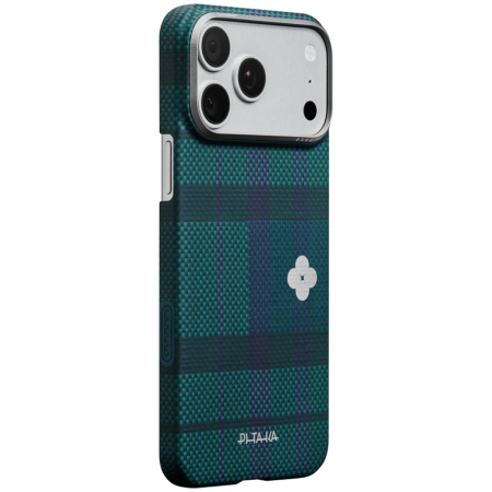 Carcase Pitaka - Husa Pitaka iPhone 17 Pro, Edge Case, Forest Dawn, PitaTap™, MagSafe, Ultra Slim