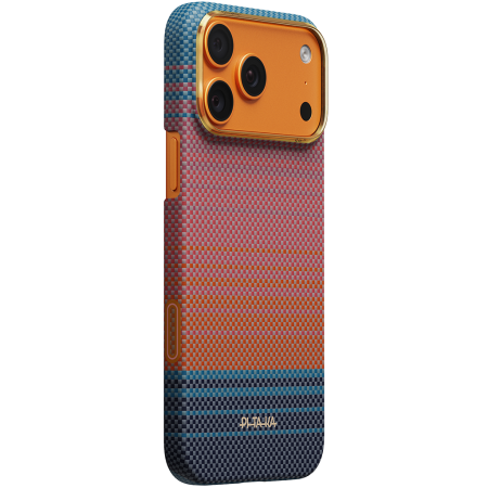 Carcase Pitaka - Husa Pitaka iPhone 17 Pro Max, Edge Case, Offline Waves 04*, California Dream, PitaTap™, MagSafe, Ultra Slim