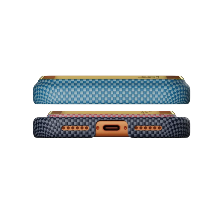 Husa Pitaka iPhone 17 Pro Max, Edge Case, Offline Waves 04*, California Dream, PitaTap™, MagSafe, Ultra Slim [9]