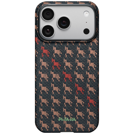 Husa Pitaka iPhone 17 Pro, Edge Case, Ebony, PitaTap™, MagSafe, Ultra Slim [1]
