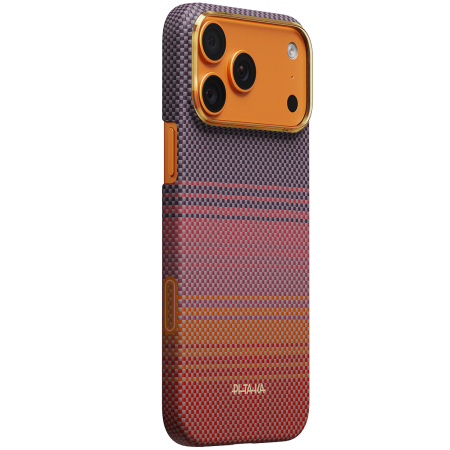 Carcase Pitaka - Husa Pitaka iPhone 17 Pro, Edge Case, Lo-Fi Film 02*, California Dream, PitaTap™, MagSafe, Ultra Slim