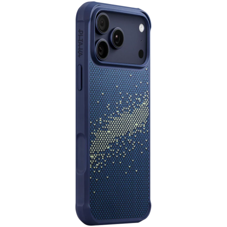 Carcase Pitaka - Husa Pitaka iPhone 17 Pro Max, Cairn Case, ProGuard, Milky Way, MagSafe, Protectie antisoc