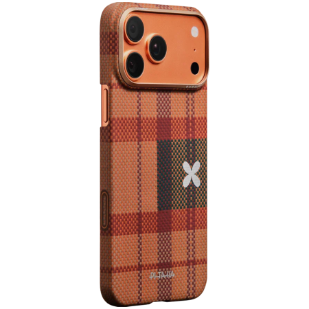 Carcase Pitaka - Husa Pitaka iPhone 17 Pro Max, Edge Case, Cloud Dusk, PitaTap™, MagSafe, Ultra Slim
