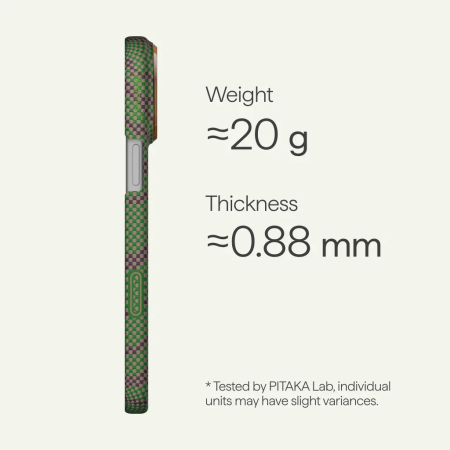 Husa Pitaka iPhone 17 Pro Max, Edge Case, Sprout Surge, PitaTap™, MagSafe, Ultra Slim [8]