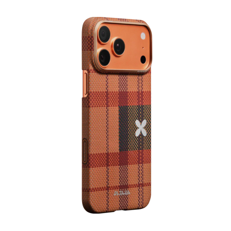 Carcase Pitaka - Husa Pitaka iPhone 17 Pro Max, Edge Case, Cloud Dusk, PitaTap™, MagSafe, Ultra Slim