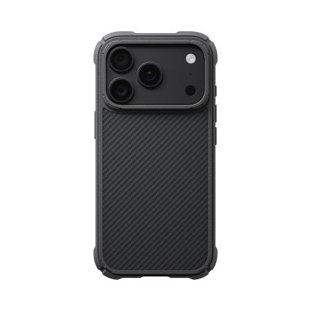 Husa Pitaka iPhone 18 Pro/ 17 Pro, Cairn, ProGuard, MagSafe, Protectie antisoc, Negru/Gri [2]