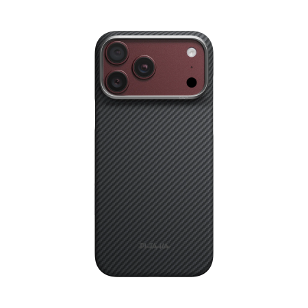 Husa Pitaka iPhone 18 Pro/ 17 Pro, Edge Case, Classic, PitaTap™, MagSafe, Ultra Slim, Negru/Gri [1]