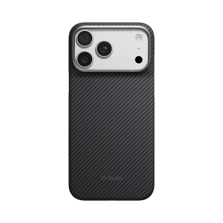 Husa Pitaka iPhone 18 Pro/ 17 Pro, Edge Case, Classic, PitaTap™, MagSafe, Ultra Slim, Negru/Gri [3]