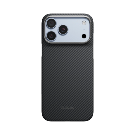 Husa Pitaka iPhone 18 Pro/ 17 Pro, Edge Case, Classic, PitaTap™, MagSafe, Ultra Slim, Negru/Gri [4]
