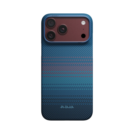 Husa Pitaka iPhone 18 Pro/ 17 Pro, Edge Case, Moonrise, PitaTap™, MagSafe, Ultra Slim, 01* Midnight [1]