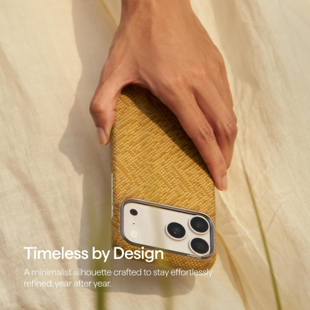 Husa Pitaka iPhone 18 Pro/ 17 Pro, Edge Case, Wind Over Wheat, PitaTap™, MagSafe, Ultra Slim, 01* Golden Drift [12]