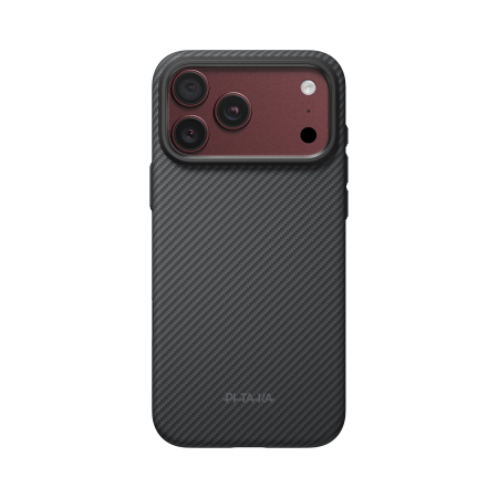 Husa Pitaka iPhone 18 Pro/ 17 Pro, Summa, UltraGuard, MagSafe, Protectie antisoc, Summa, Negru/ Gri [1]