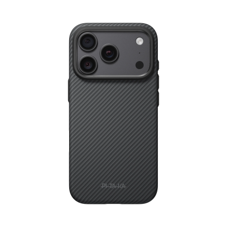 Husa Pitaka iPhone 18 Pro/ 17 Pro, Summa, UltraGuard, MagSafe, Protectie antisoc, Summa, Negru/ Gri [2]