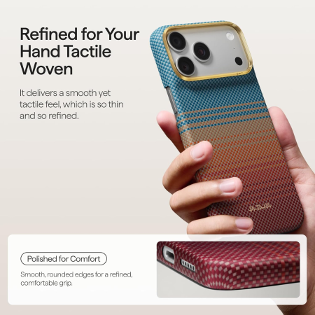 Husa Pitaka iPhone 18 Pro, Edge Case, California Dream, PitaTap™, MagSafe, Ultra Slim, 01* Open Highway [14]