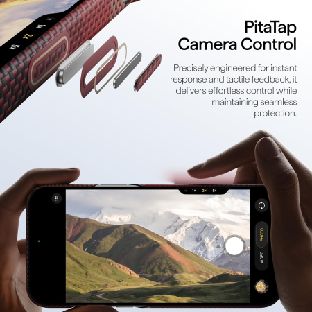 Husa Pitaka iPhone 18 Pro, Edge Case, Over The Horizon, PitaTap™, MagSafe, Ultra Slim, 03* Autumn Dusk [12]
