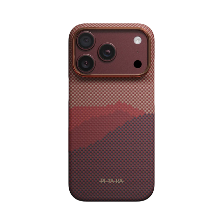 Husa Pitaka iPhone 18 Pro, Edge Case, Over The Horizon, PitaTap™, MagSafe, Ultra Slim, 03* Autumn Dusk [3]