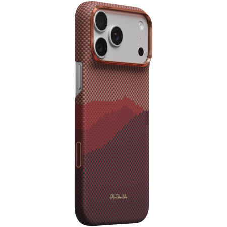 iPhone 18 - Husa Pitaka iPhone 18 Pro Max, Edge Case, Over The Horizon, PitaTap™, MagSafe, Ultra Slim, 03* Autumn Dusk