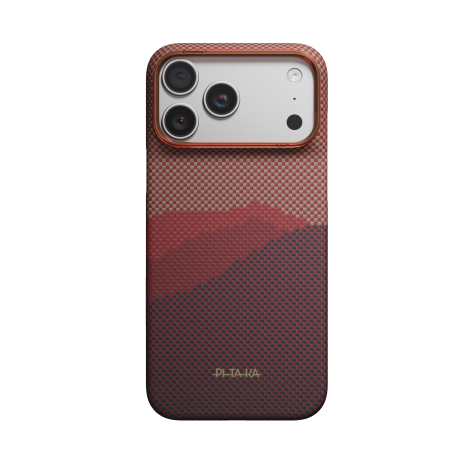 Husa Pitaka iPhone 18 Pro, Edge Case, Over The Horizon, PitaTap™, MagSafe, Ultra Slim, 03* Autumn Dusk [2]
