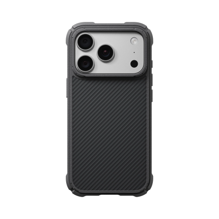 Husa Pitaka iPhone 18 Pro Max/ 17 Pro Max, Cairn, ProGuard, MagSafe, Protectie antisoc, Negru/Gri [3]