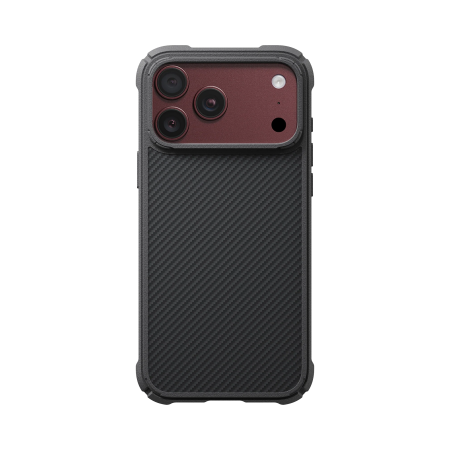 Husa Pitaka iPhone 18 Pro Max/ 17 Pro Max, Cairn, ProGuard, MagSafe, Protectie antisoc, Negru/Gri [1]