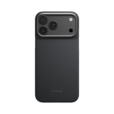 Husa Pitaka iPhone 18 Pro Max/ 17 Pro Max, Edge Case, Classic, PitaTap™, MagSafe, Ultra Slim, Negru/Gri [2]