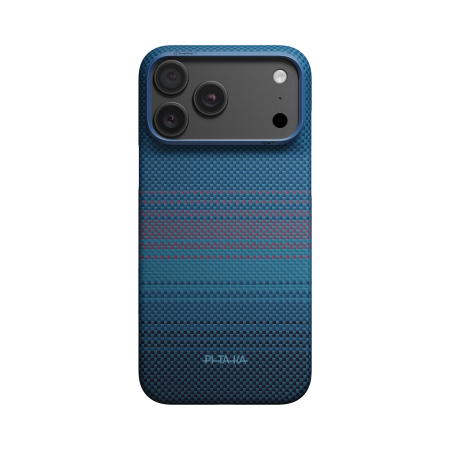Husa Pitaka iPhone 18 Pro Max/ 17 Pro Max, Edge Case, Moonrise, PitaTap™, MagSafe, Ultra Slim, 01* Midnight [2]