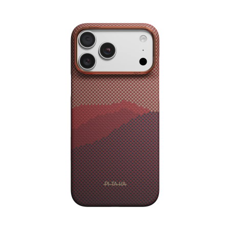 Husa Pitaka iPhone 18 Pro Max/ 17 Pro Max, Edge Case, Over The Horizon, PitaTap™, MagSafe, Ultra Slim, 03* Autumn Dusk [3]