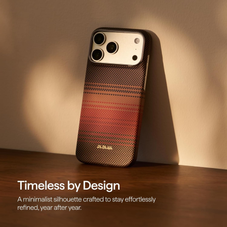 Husa Pitaka iPhone 18 Pro Max, Aramida, Edge Case, PitaTap™, MagSafe, Ultra Slim, Sunset [9]