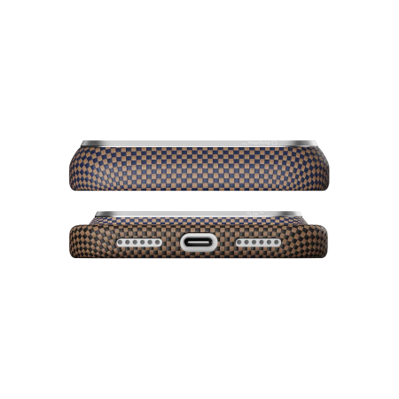 Husa Pitaka iPhone 18 Pro Max, Aramida, Edge Case, PitaTap™, MagSafe, Ultra Slim, Sunset [7]