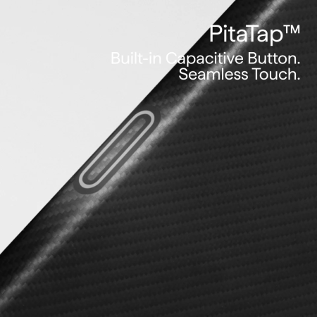 Husa Pitaka iPhone 18 Pro Max, Edge Case, Classic, PitaTap™, MagSafe, Ultra Slim, Negru/Gri [10]