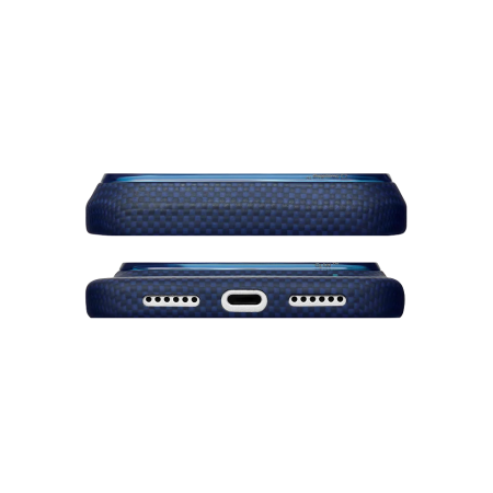 Husa Pitaka iPhone 18 Pro Max, Edge Case, Milky Way Galaxy 2.0, PitaTap™, MagSafe, Ultra Slim, 01* Nearfield Blue [3]