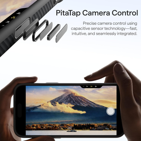 Husa Pitaka iPhone 18 Pro Max, Summa, UltraGuard, MagSafe, Protectie antisoc, Summa, Negru/ Gri [15]