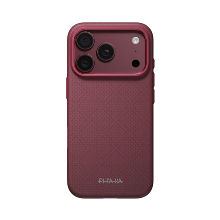 Husa Pitaka iPhone 18 Pro, UltraGuard, Argyle, MagSafe, Protectie antisoc, Summa, Burgundy [4]