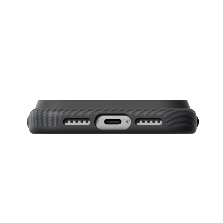 Husa Pitaka iPhone 18 Pro, Summa, UltraGuard, MagSafe, Protectie antisoc, Summa, Negru/ Gri [7]