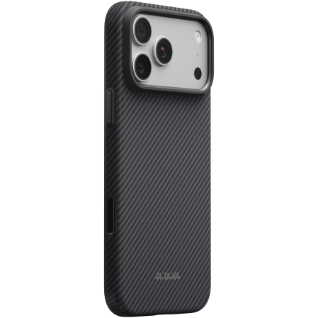 Carcase Pitaka - Husa Pitaka iPhone 18 Pro Max, Summa, UltraGuard, MagSafe, Protectie antisoc, Summa, Negru/ Gri